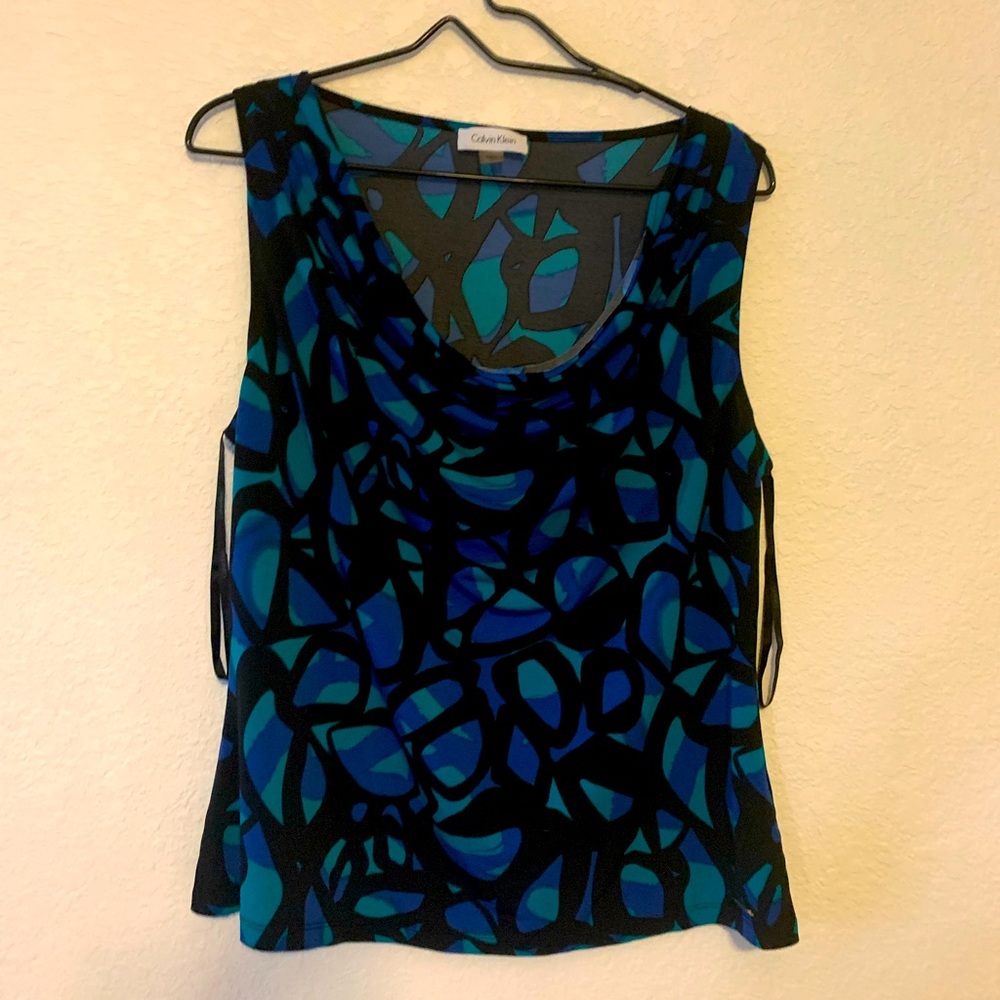 Calvin Klein women’s top (Blue and Black)